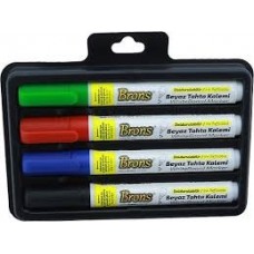 Brons Whiteboard Markers / 4 Pcs 